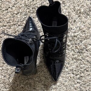 Steve Madden Black Ankle Boots